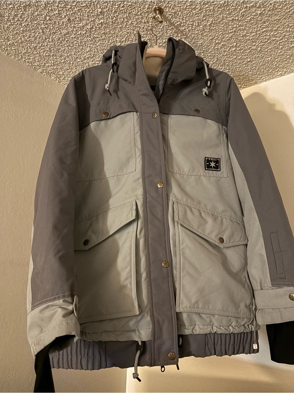 Women’s O'Neill Ski Jacket Snow Hybrid Size 12 Breathable, Snow Guard